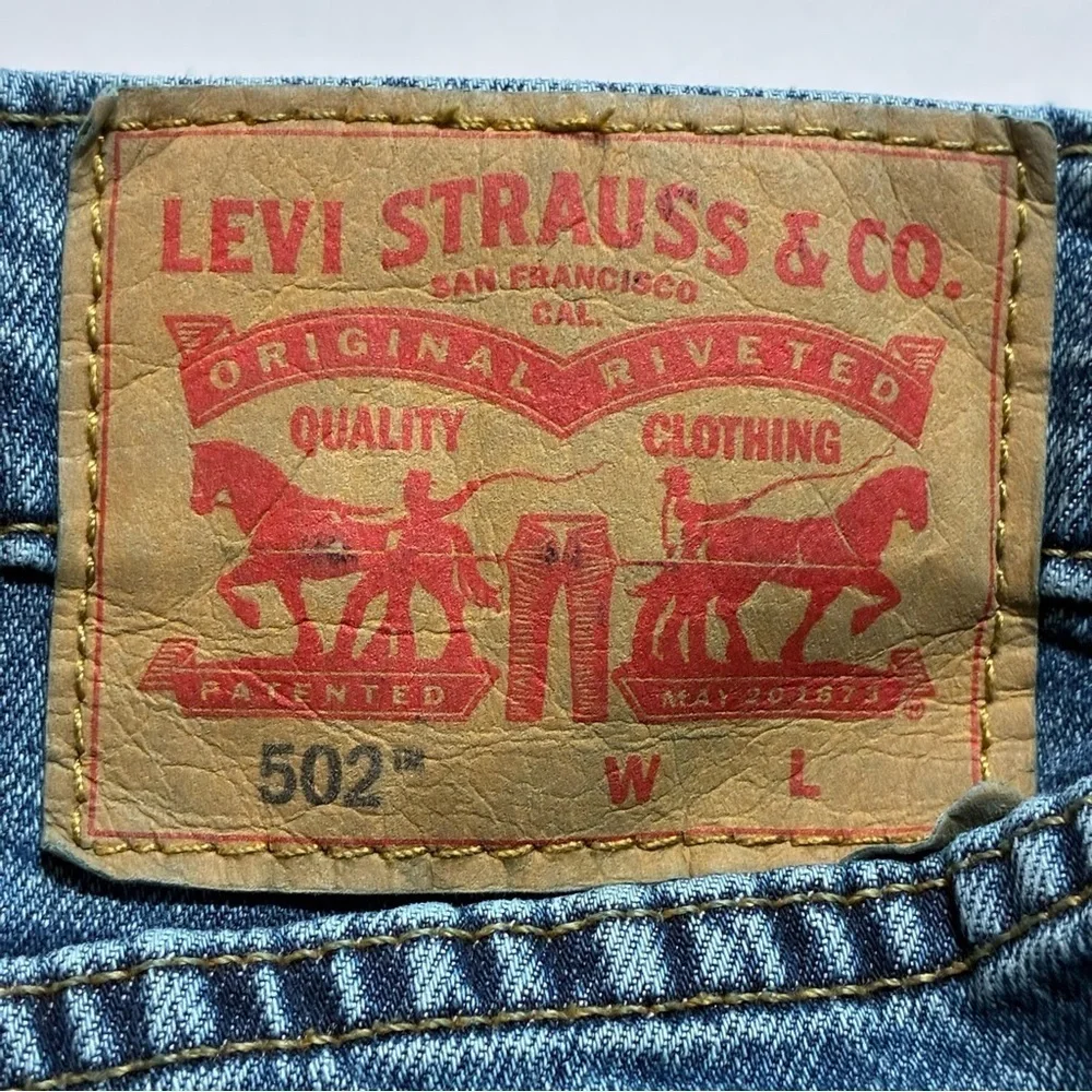 Levi's 502 Taper Jeans Men's Size 48x32 Blue Stretch Denim Big & Tall